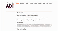 Desktop Screenshot of floraria-adi.ro